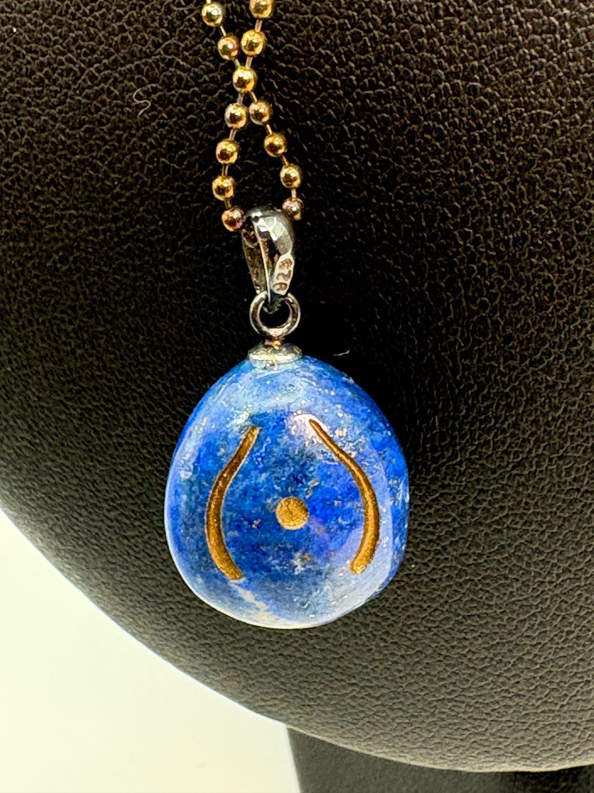 天空の城ラピュタ 飛行石 ネックレス ラピスラズリ ジブリ シルバー