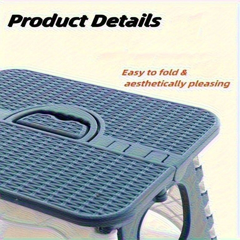 耐荷重136kg】超耐久 折りたたみスツール 軽量コンパクト 持ち運び便利