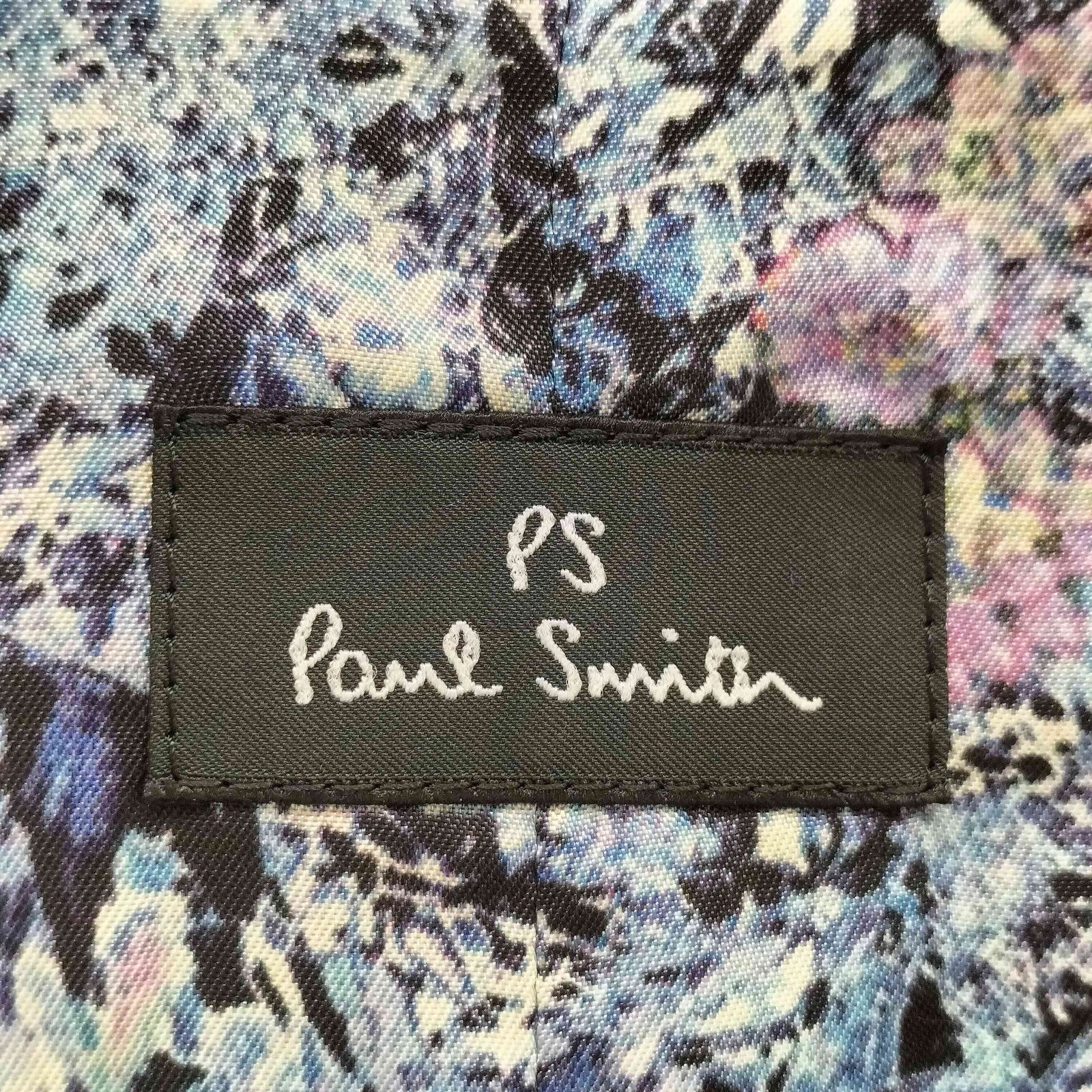 ピーエスポールスミス PS Paul Smith 裏地 花柄 サテン ウール ベスト