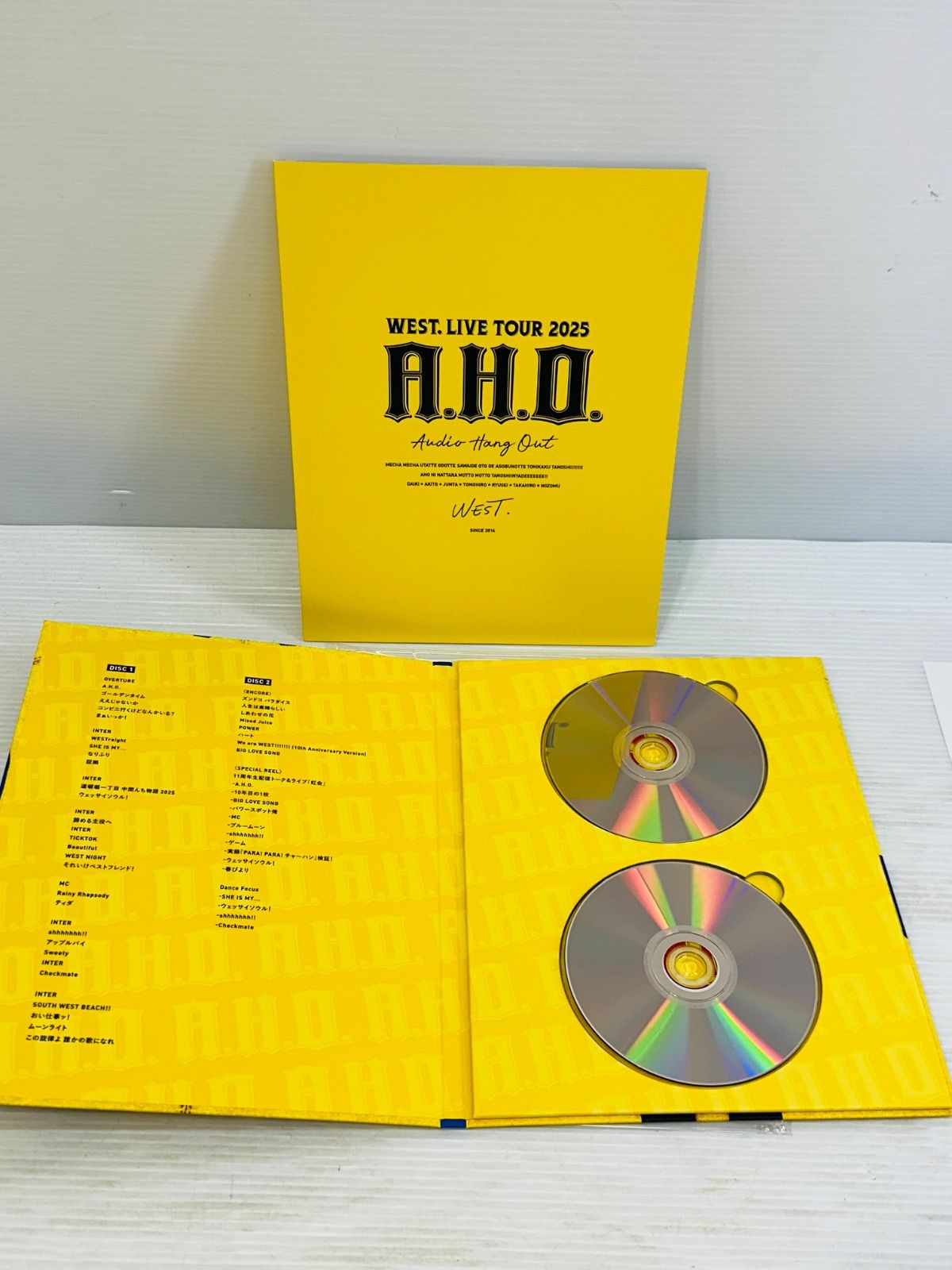 WEST. LIVE TOUR 2025 A.H.O. AHO 〈初回盤〉DVD - メルカリ