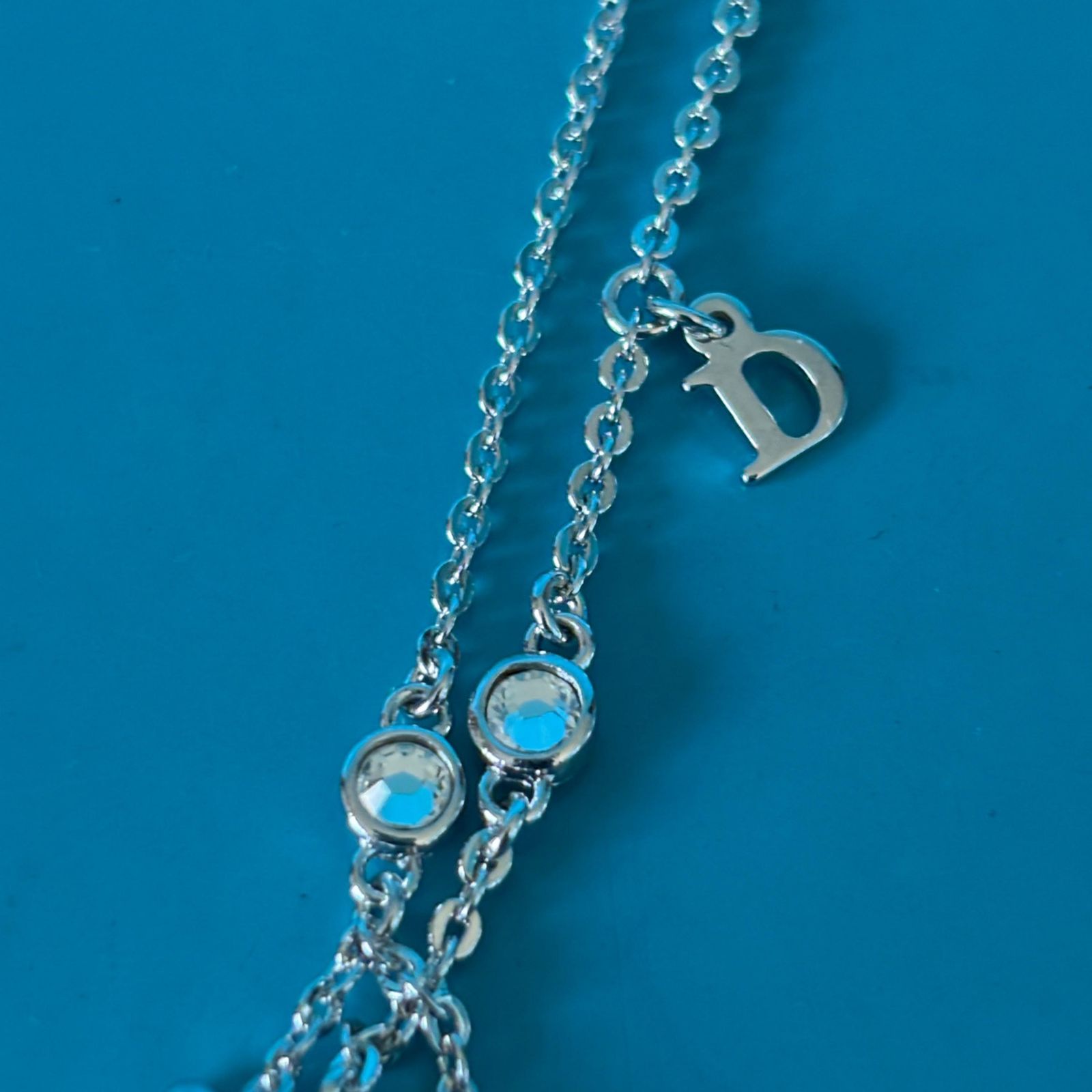 A153 Dior ディオール ブレスレット スター 星 クリスタル シルバー