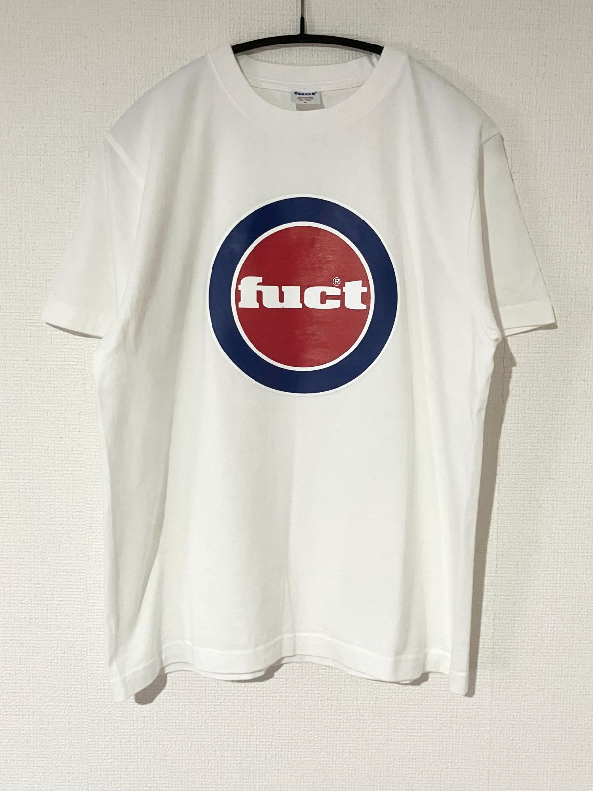 FUCT USA hide ビンテージ　Tシャツ　サークルロゴ 新品 fuct サークルロゴTシャツ 白Mサイズ hide Lemoned X JAPAN