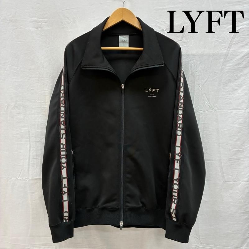 古着 サイドライン ロゴ テープ ジップアップ トラックジャケット 