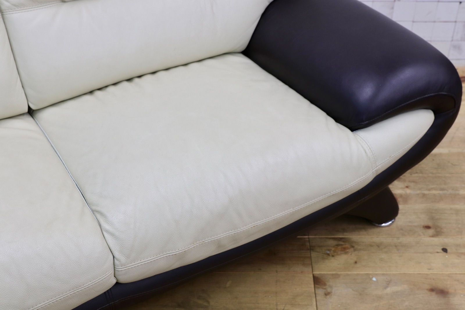 ニコレッティ　ラブソファ GMIK784○2人掛けソファ ラブソファ 本革 レザー イタリアモダン