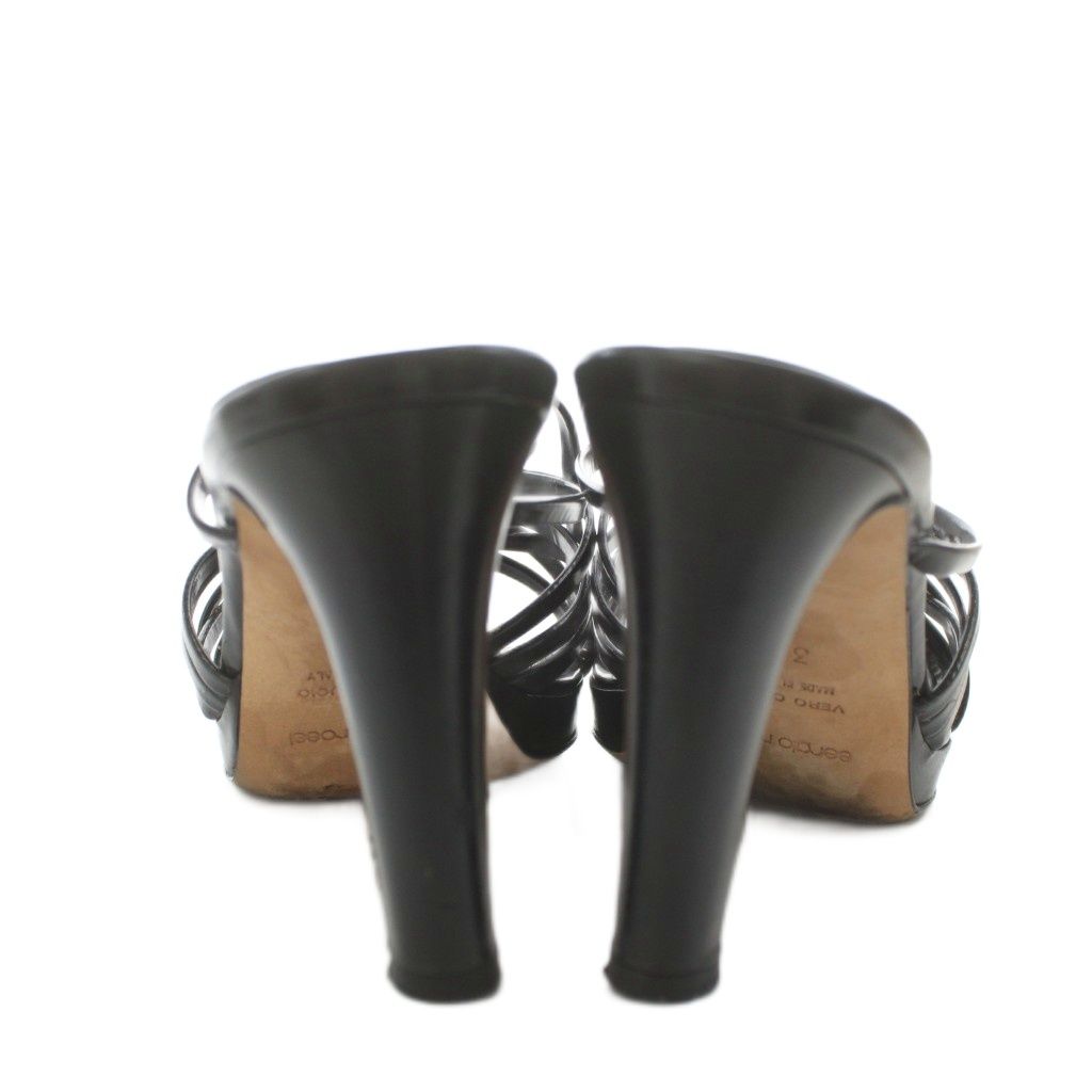 美品 セルジオロッシ ヒールサンダル38.5 セルジオロッシサンダル