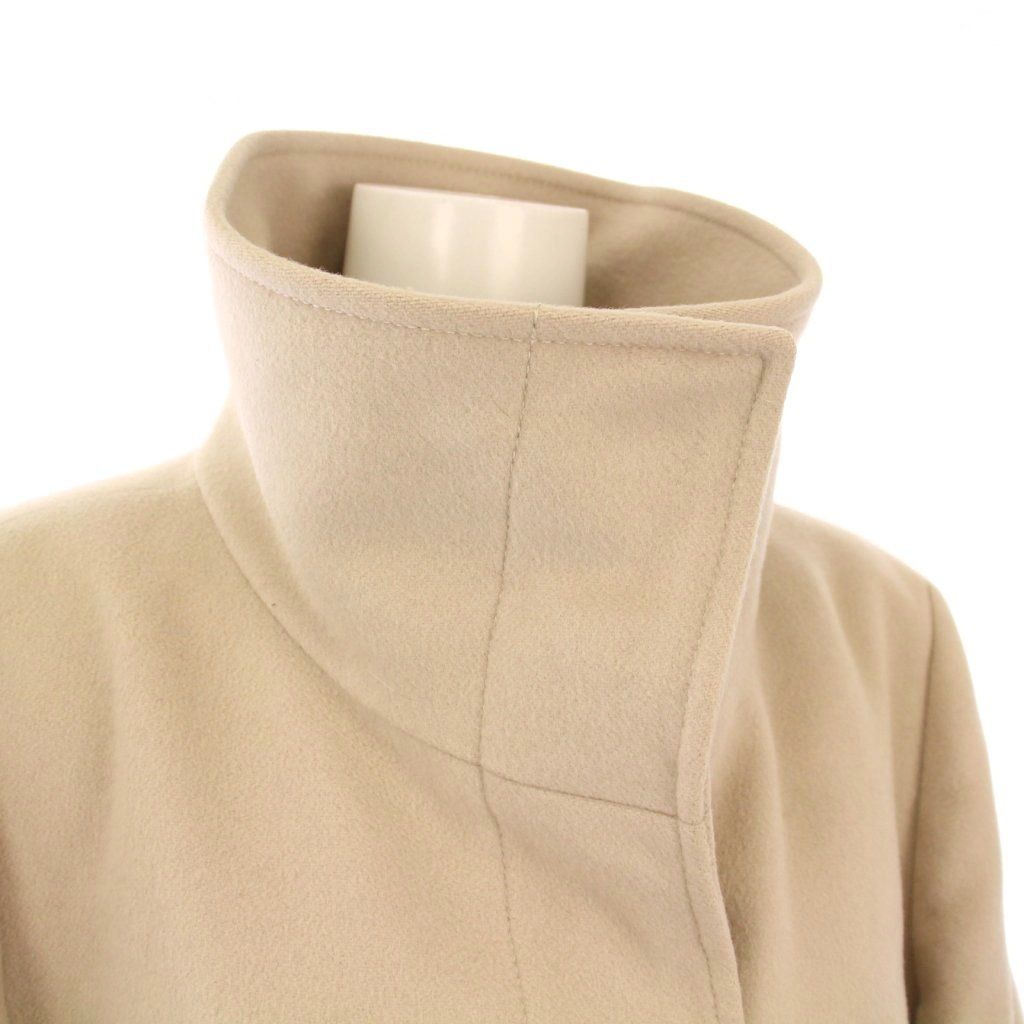 バーバリーロンドン カシミヤ混 ベージュ コート 40 バーバリー ロンドン BURBERRY LONDON スタンドカラーコート アウター