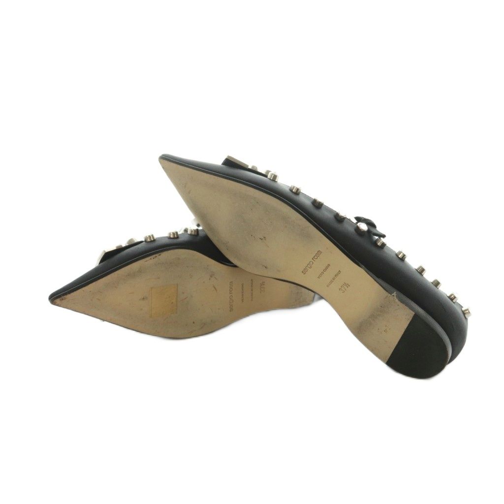 セルジオロッシ Sergio rossi SR1 パンプス ポインテッドトゥ ビジュー