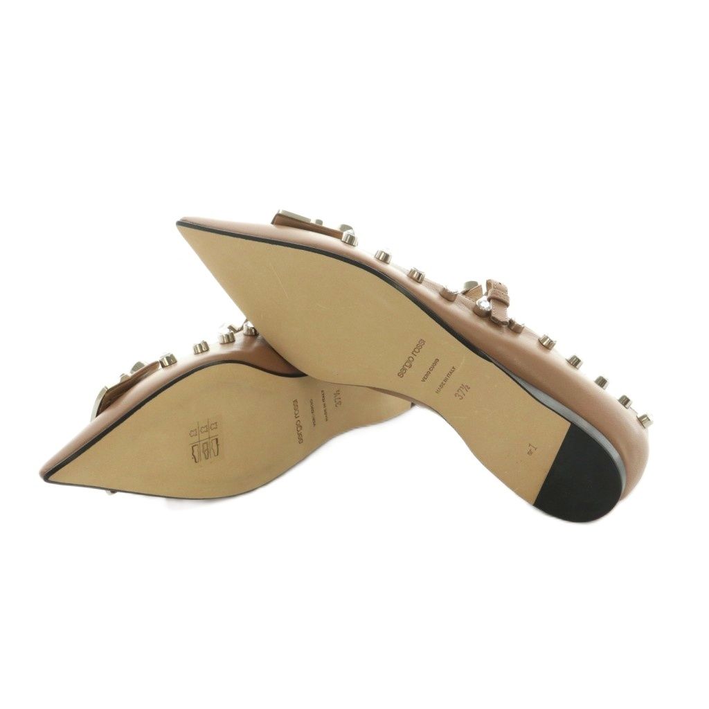 セルジオロッシ Sergio rossi SR1 パンプス ポインテッドトゥ ビジュー