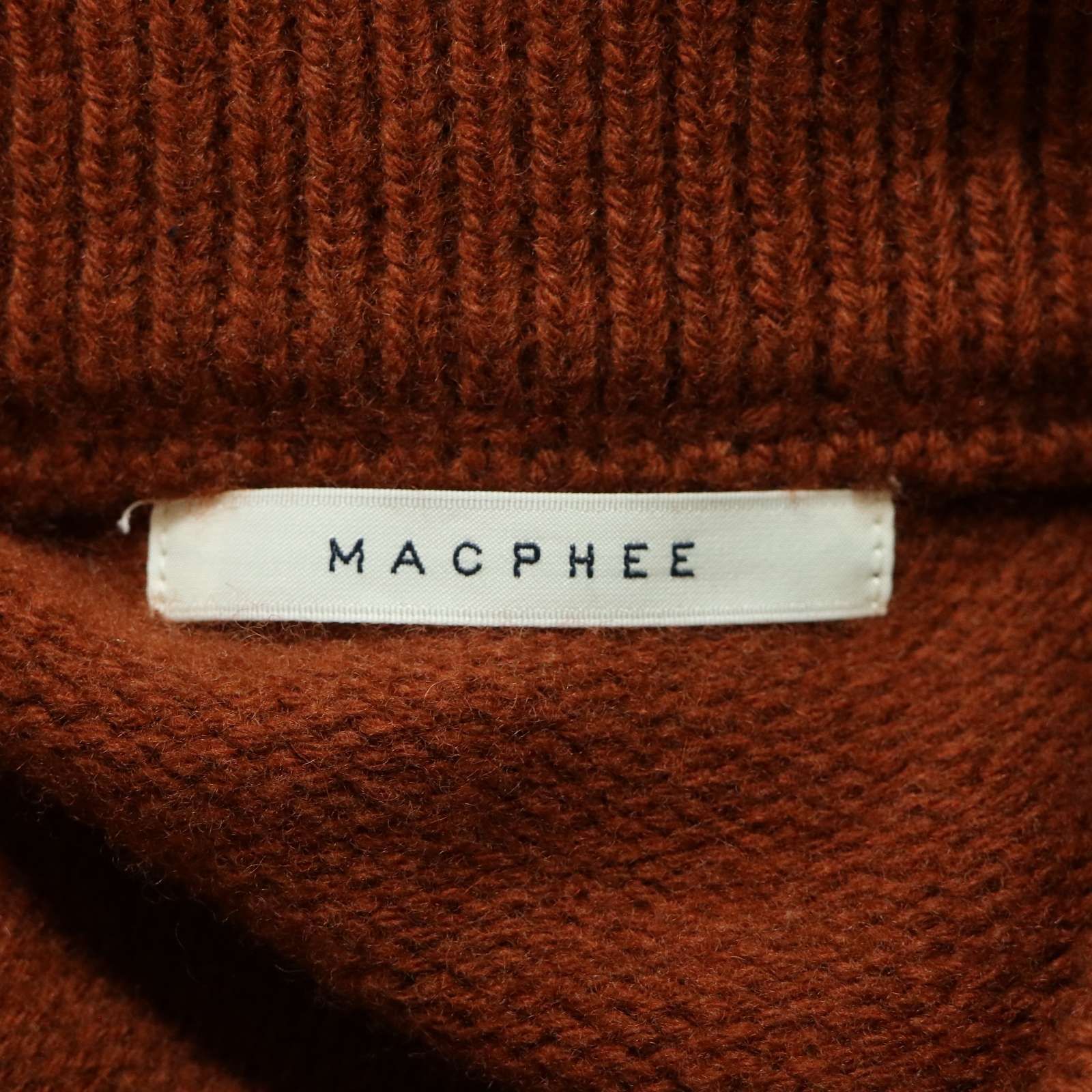 MACPHEE マカフィー 秋冬 ウール100％☆ セーター ニット Sz.S
