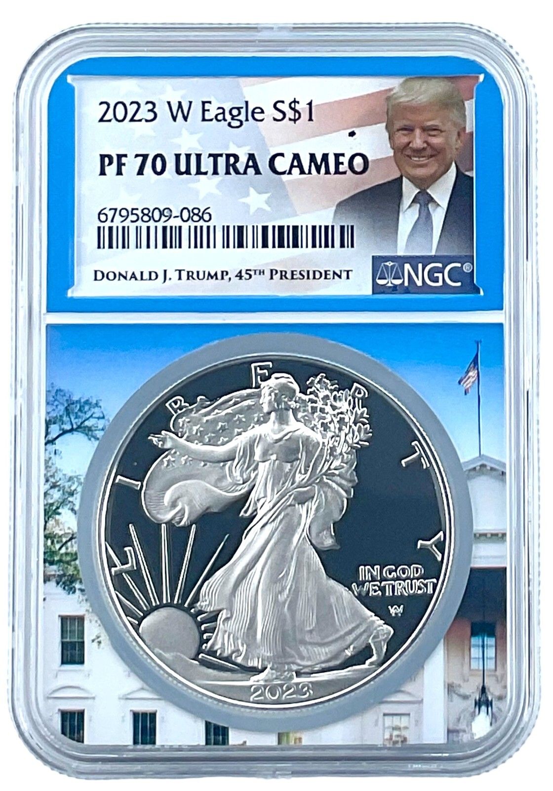 2023年 W シルバー イーグル プルーフ NGC PF70 ウルトラカメオ