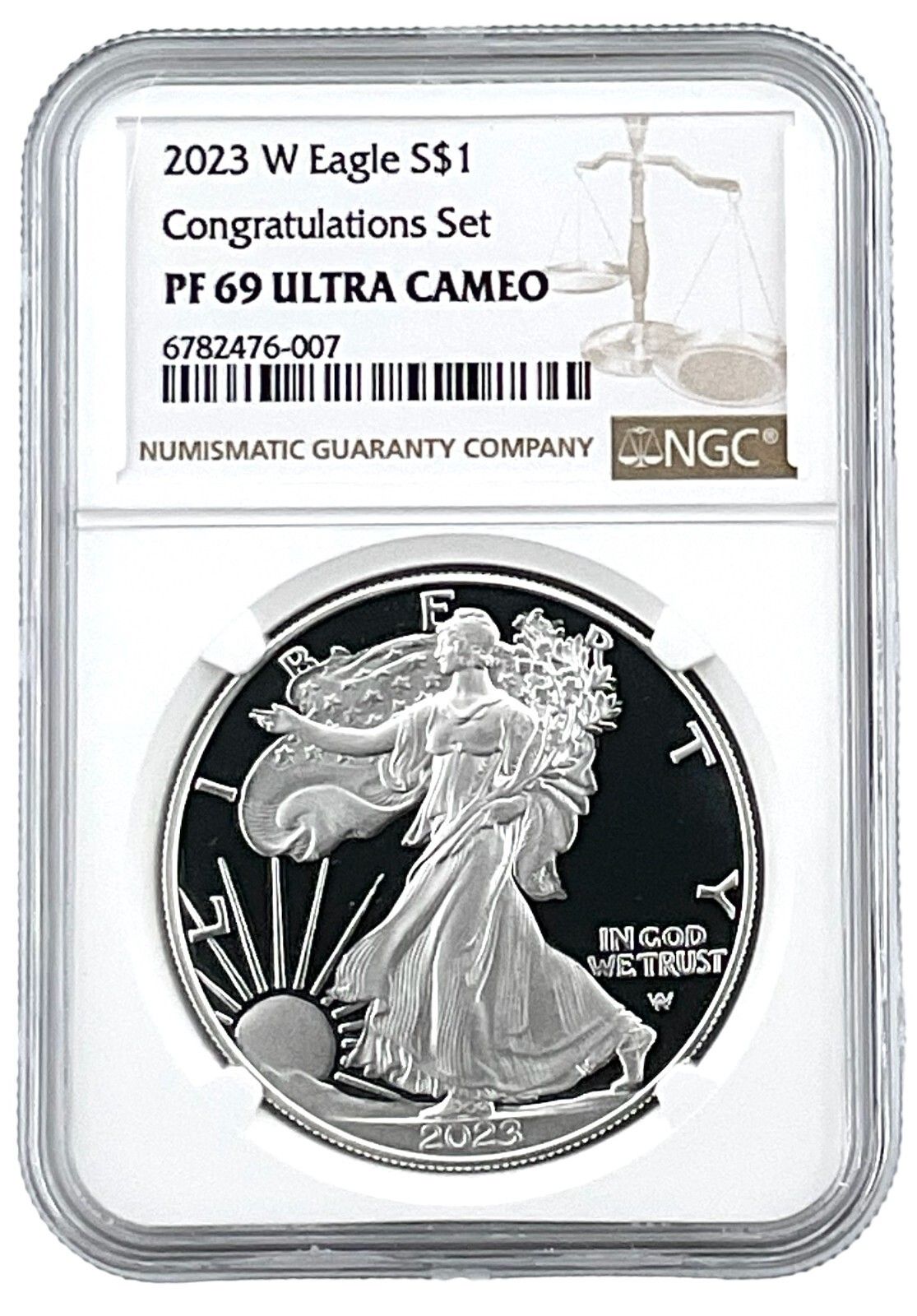 2023 W 1オンス コングラチュレーションズ セット プルーフ シルバー