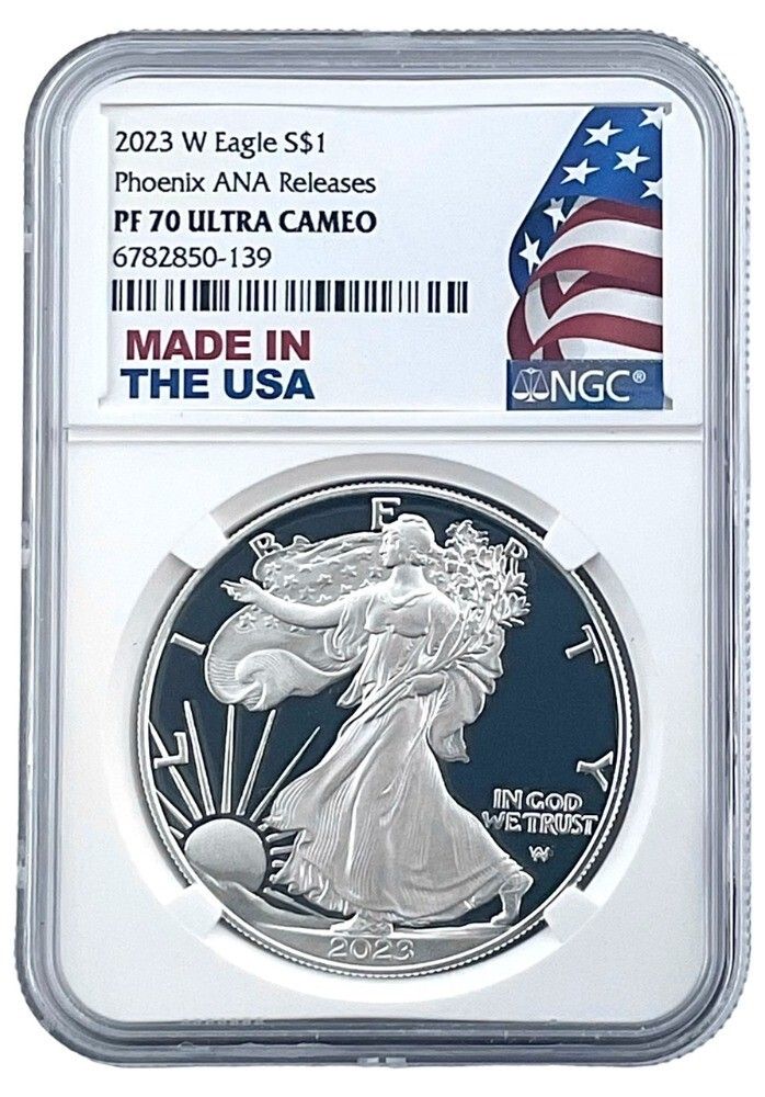 2023 W 1オンス シルバー イーグル プルーフ NGC PF70 UC