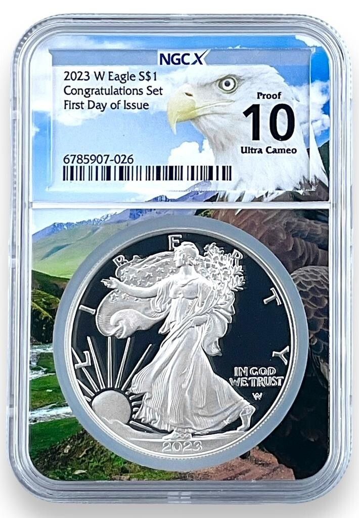 2023年　イーグル銀貨 FIRST STRIKE 2023年 イーグル銀貨 FIRST STRIKE 2023年 イーグル銀貨 FIRST STRIKE