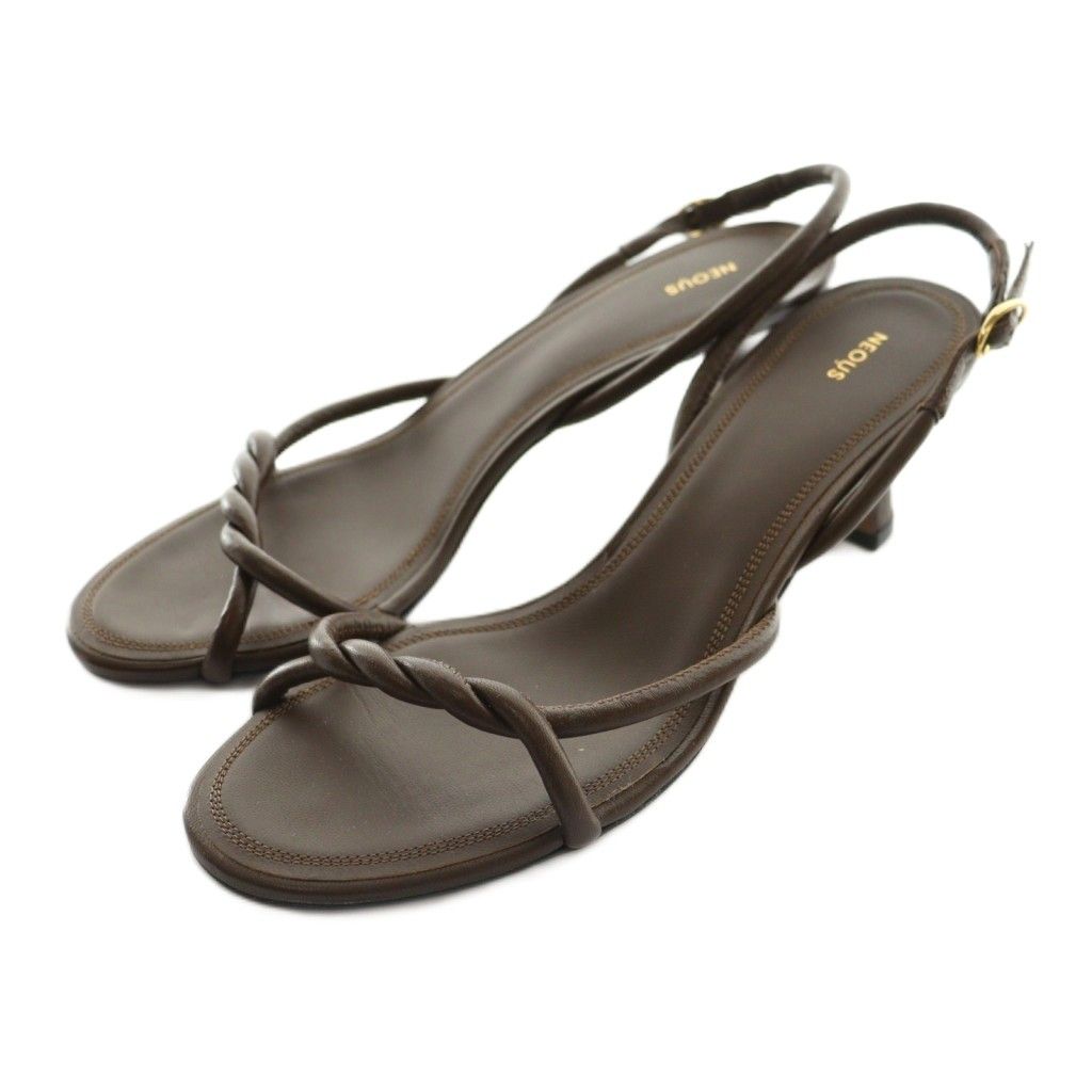 ネオアス Neous TIAKIサンダル ドゥーズィエムクラス取扱い 37 茶