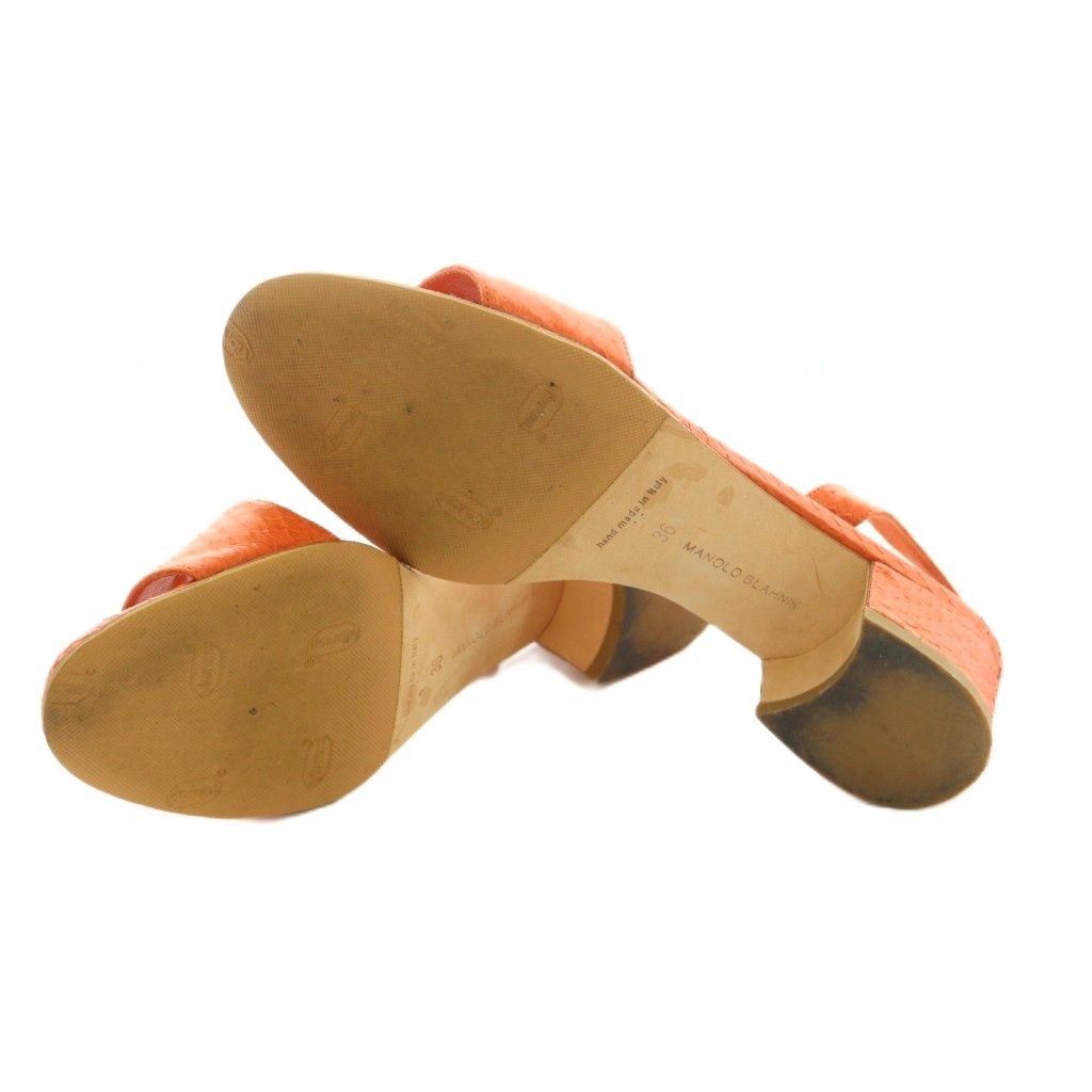 マノロブラニク MANOLO BLAHNIK PATOPIA サンダル スリングバック 36
