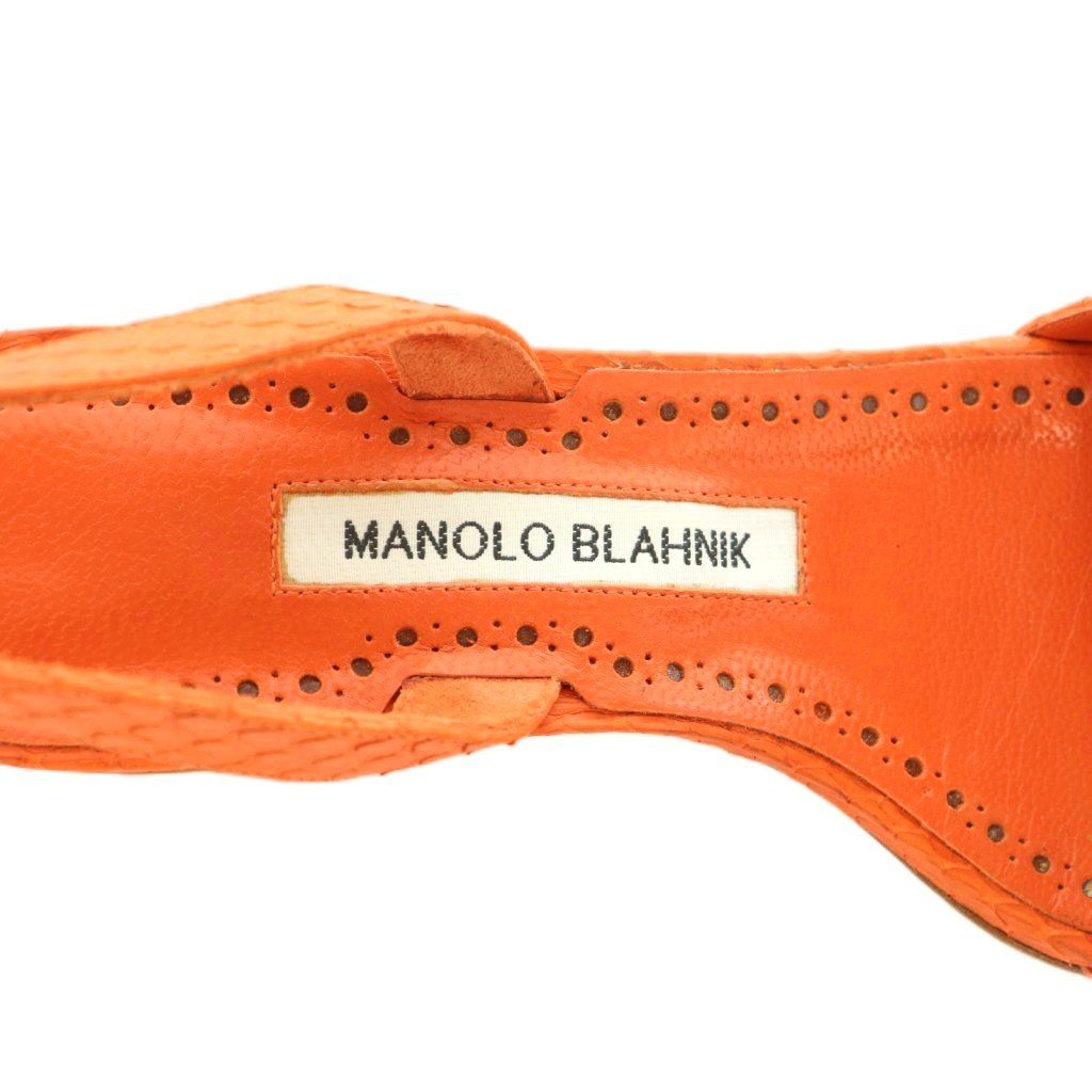 マノロブラニク MANOLO BLAHNIK PATOPIA サンダル スリングバック 36