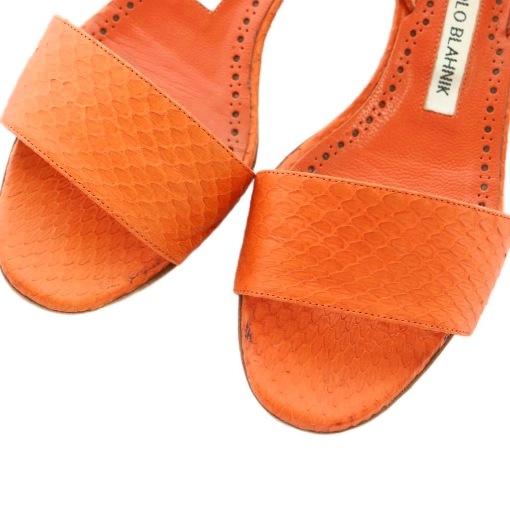 マノロブラニク MANOLO BLAHNIK PATOPIA サンダル スリングバック 36