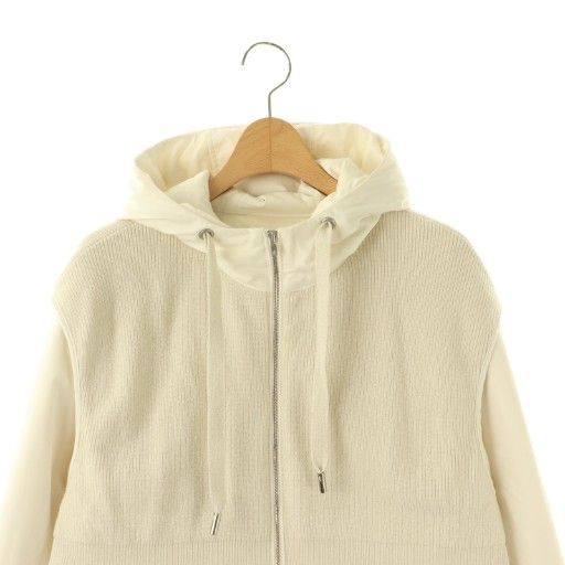 ブランベール blancvert CASHMERE ダウンジャケット ジップアップ