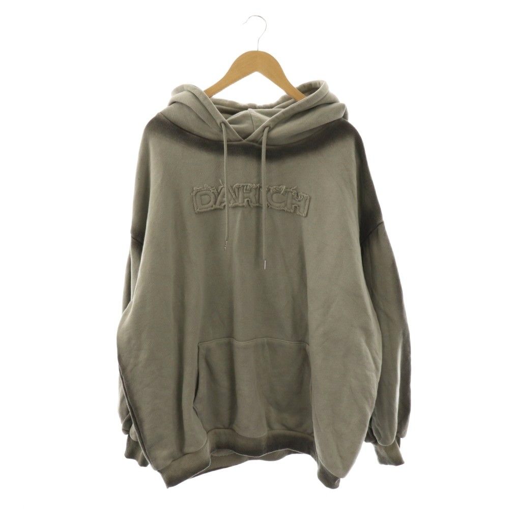 ダーリッチ Darich パーカー カーキ ダーリッチ Darich 25SS スプレーレースアップフーディ パーカー 長袖