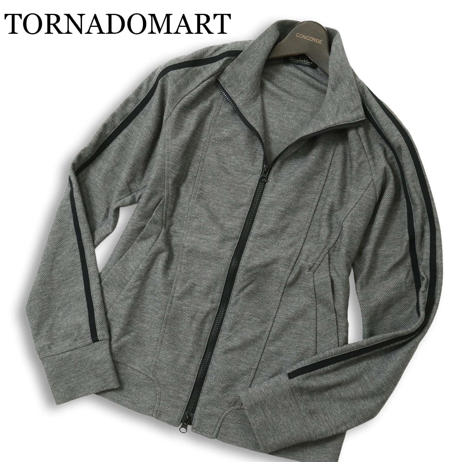 TORNADOMART スカルジャケット TORNADOMART トルネードマート 通年☆ カルゼ ニット トラック