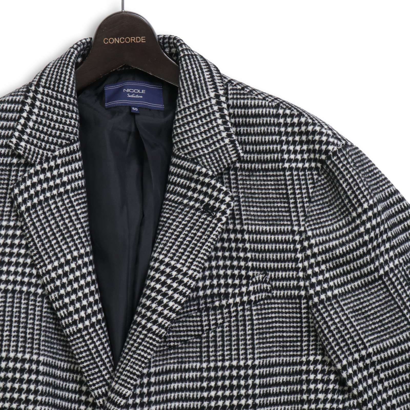 NICOLE Selection ニコル セレクション 秋冬☆ ウール混 グレン