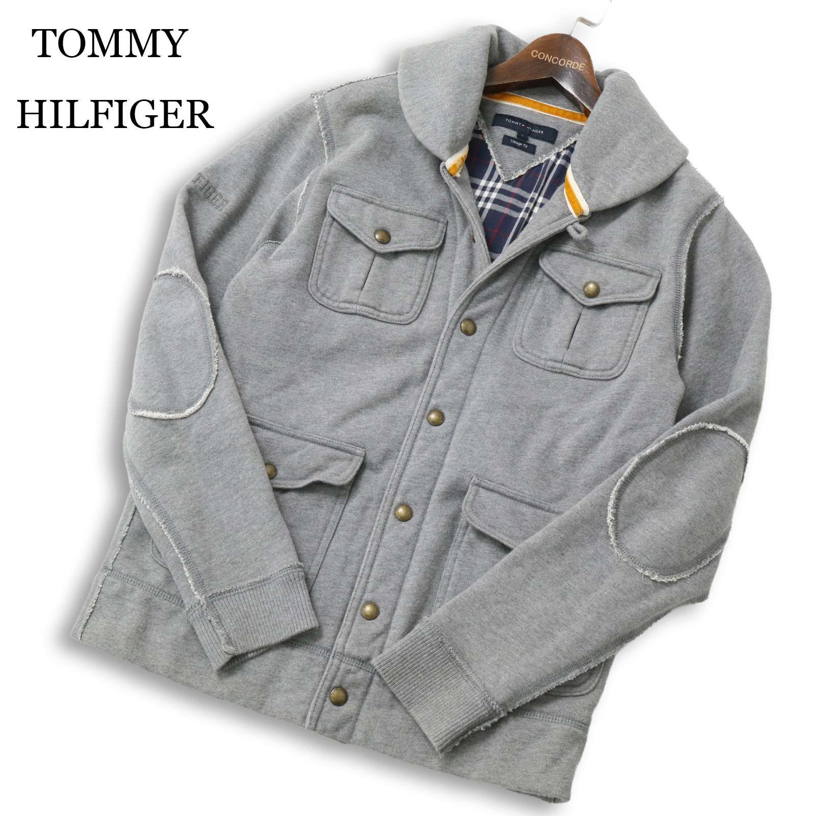 TOMMY HILFIGER トミーヒルフィガー エルボーパッチ☆ スウェット 