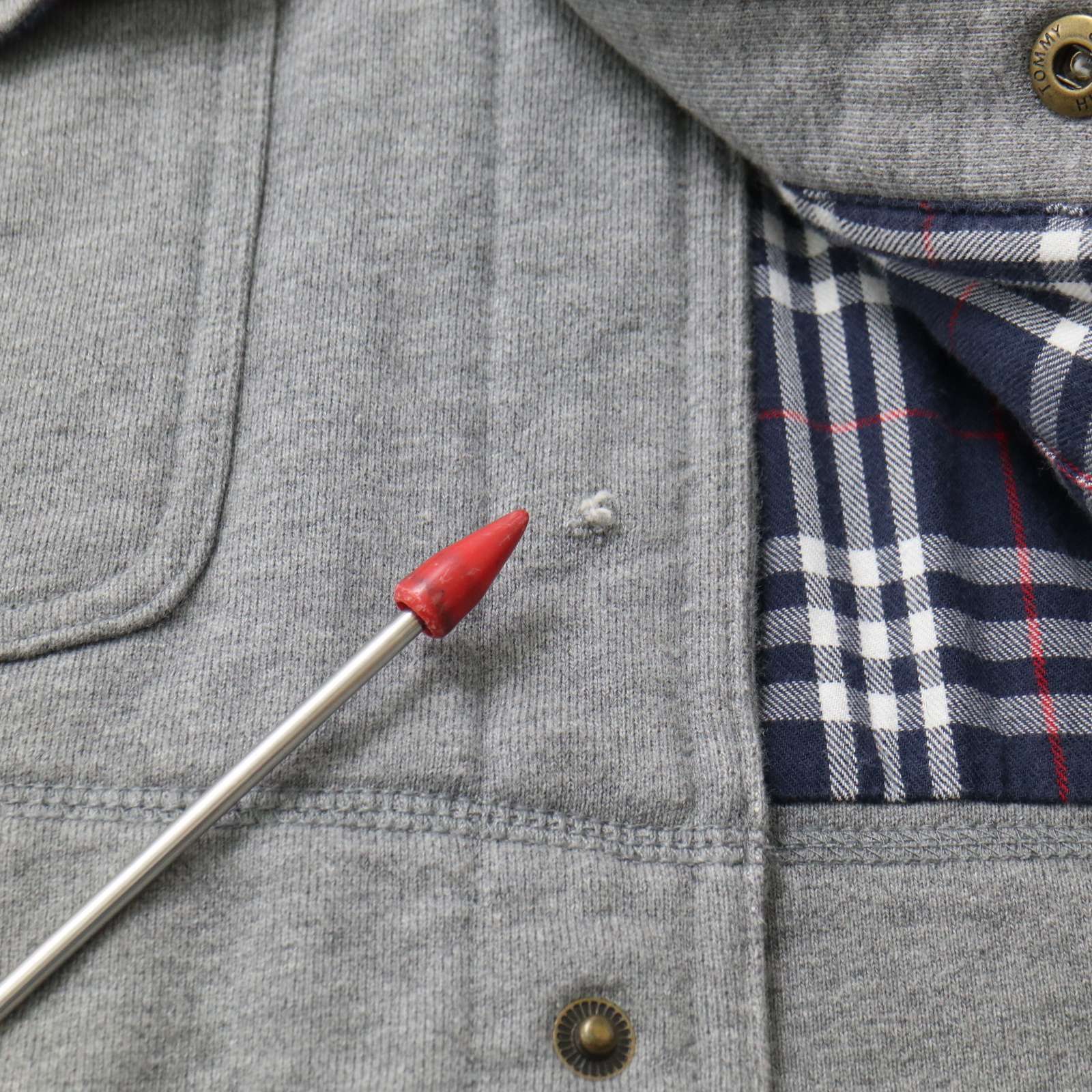 TOMMY HILFIGER トミーヒルフィガー エルボーパッチ☆ スウェット 