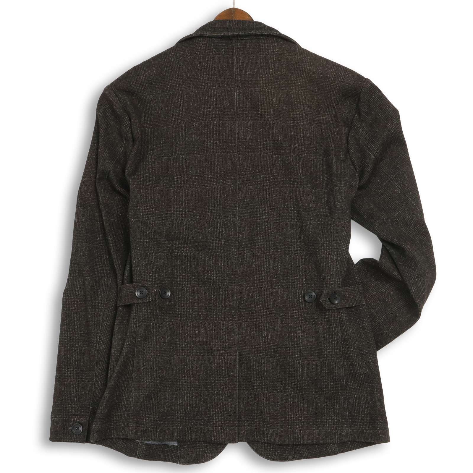 MK HOMME ミッシェルクラン オム 秋冬★ グレンチェック スリム テーラード ジャケット Sz.46 メンズ