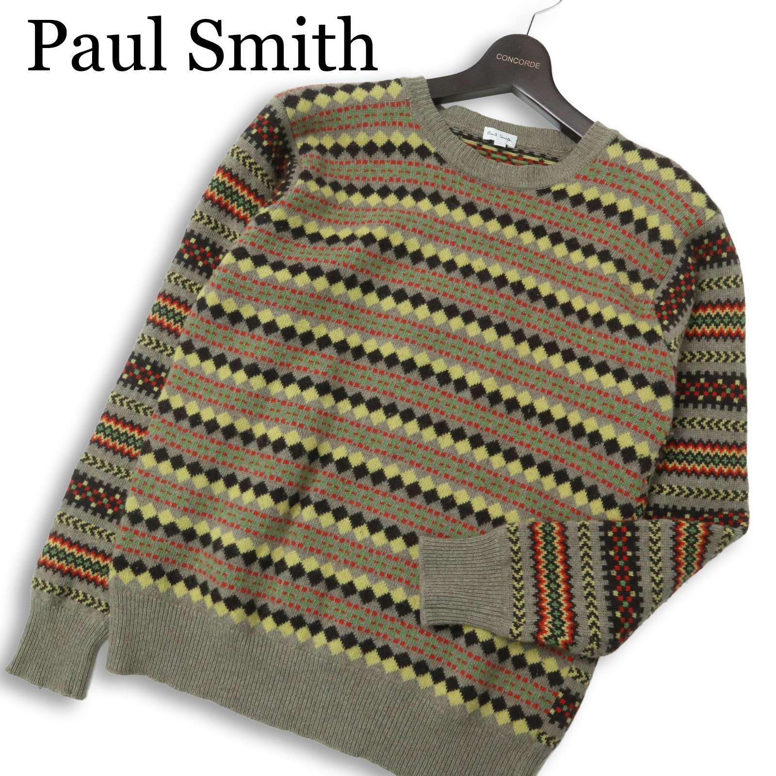 Paul Smith ポールスミス メインライン☆ 秋冬 カシミヤ混 ウール