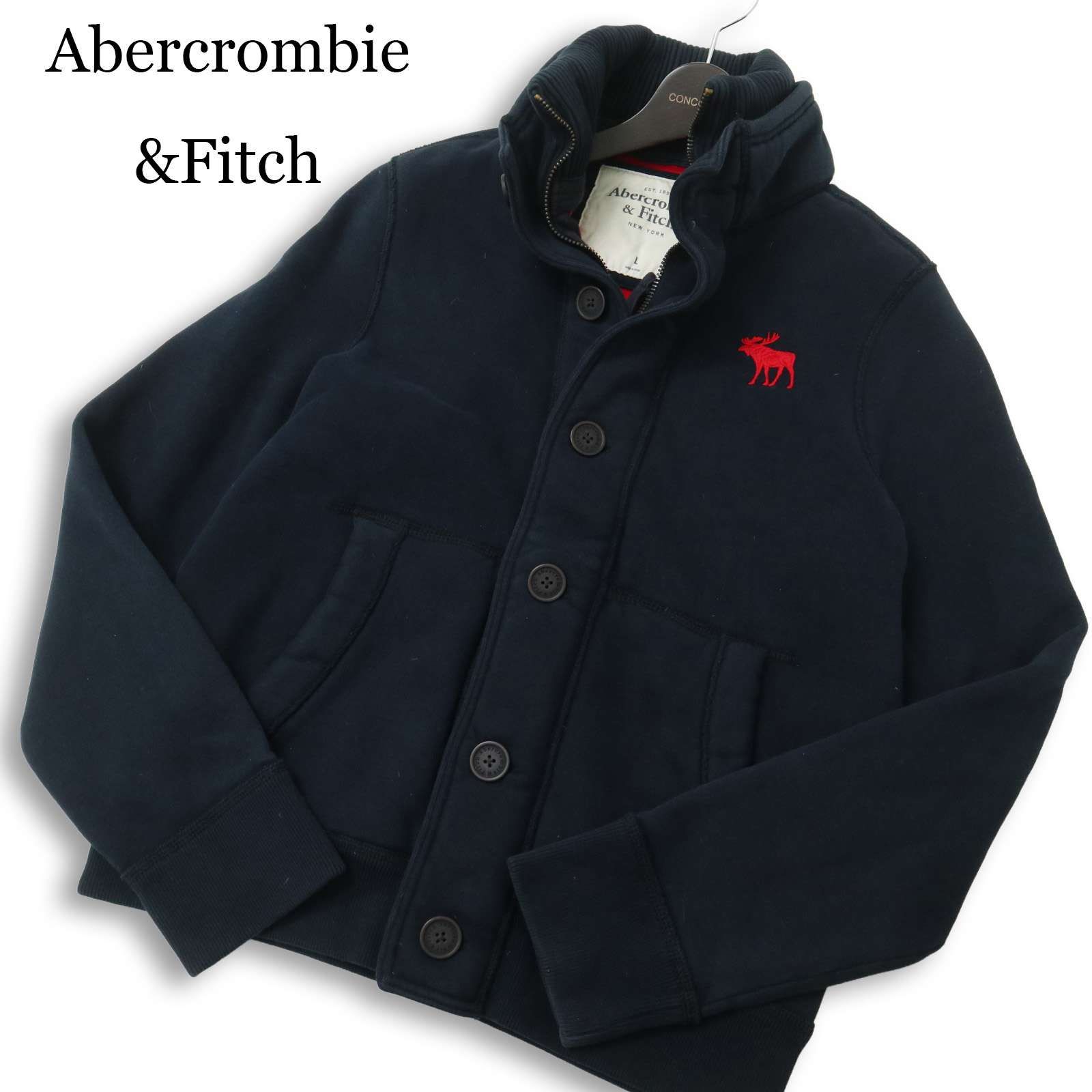 Abercrombie&Fitch アバクロンビー＆フィッチ 秋冬 トナカイ刺繍 裏