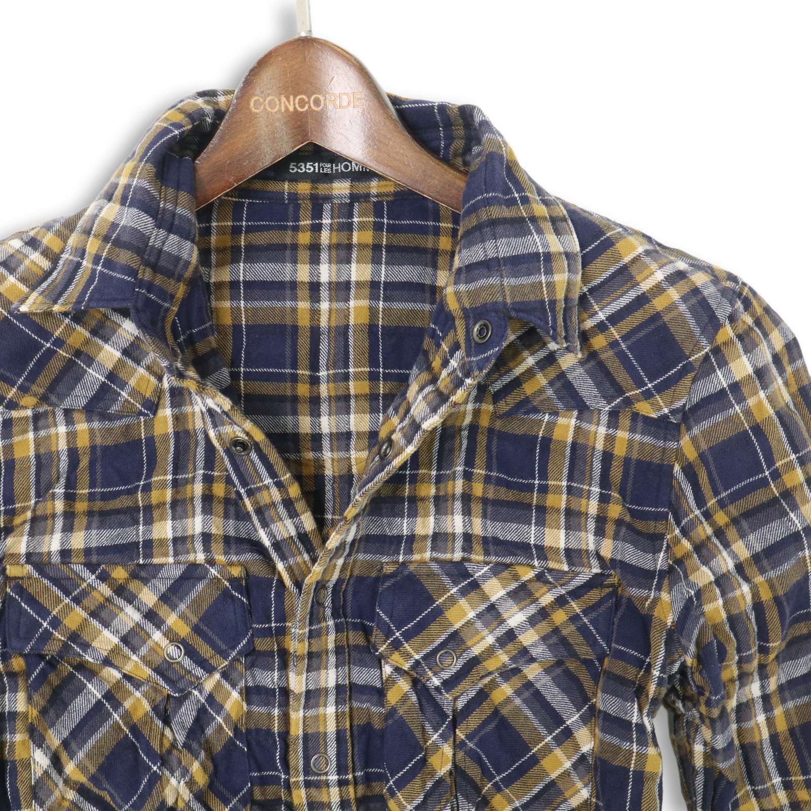 5351 POUR LES HOMMES 5351プールオム 秋冬 ウール混☆ シワ加工 長袖 