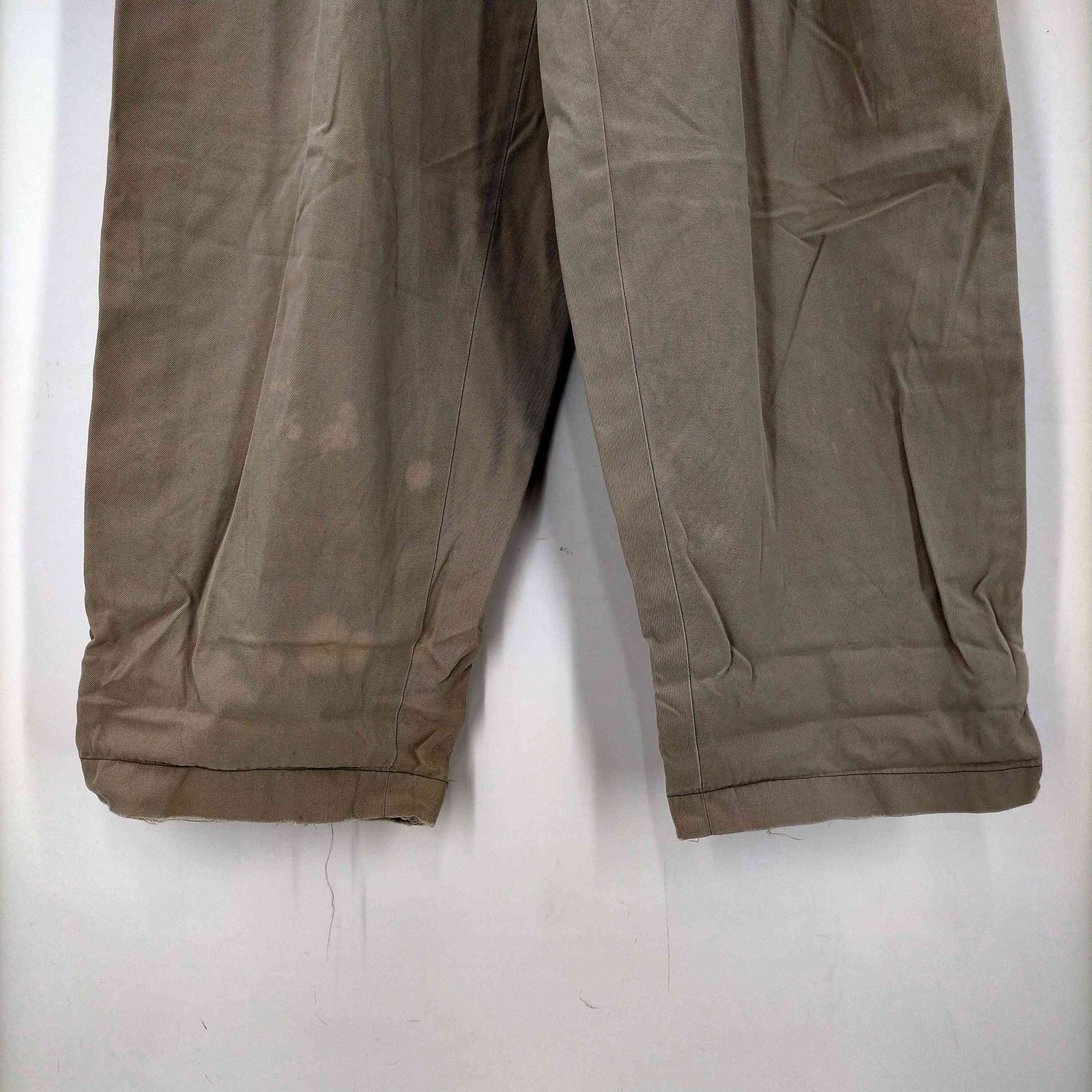 イッセイミヤケ ISSEY MIYAKE 90-00S 黒タグ 2タック コットン ツイル