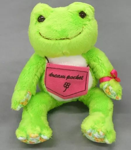 【中古】ぬいぐるみ ピクルス Parfum はるのかおり ビーンドール 「pickles the frog-かえるのピクルス-」 ドリーム・ぽけっと限定