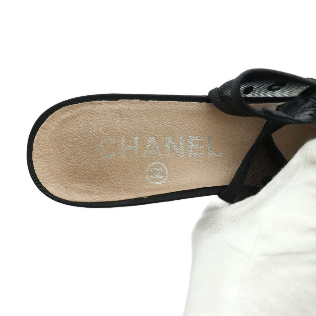 シャネル CHANEL スリングバックシューズ サンダル バックストラップ