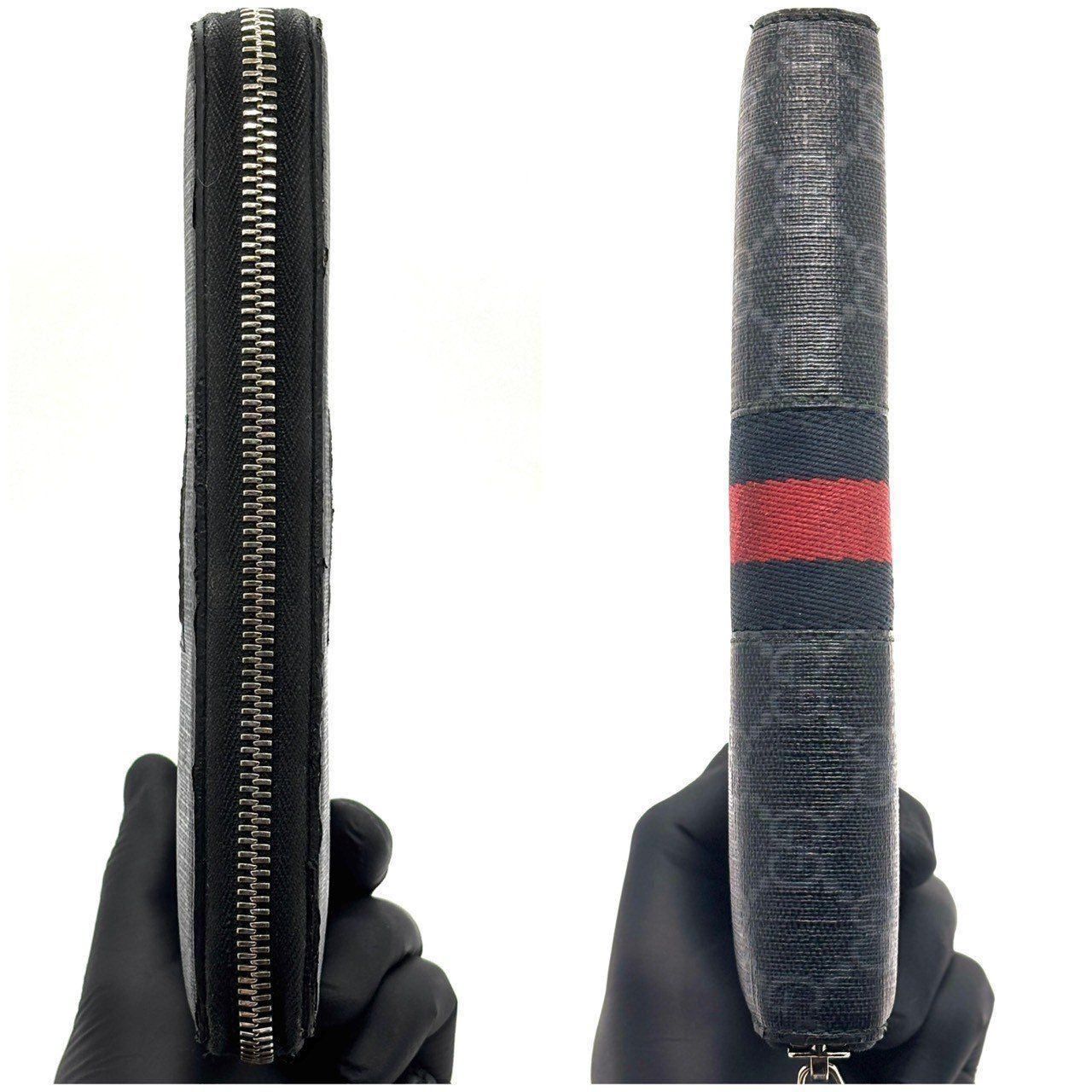 場を選ばない正解】 GUCCI 長財布 8カード ラウンドファスナー GG