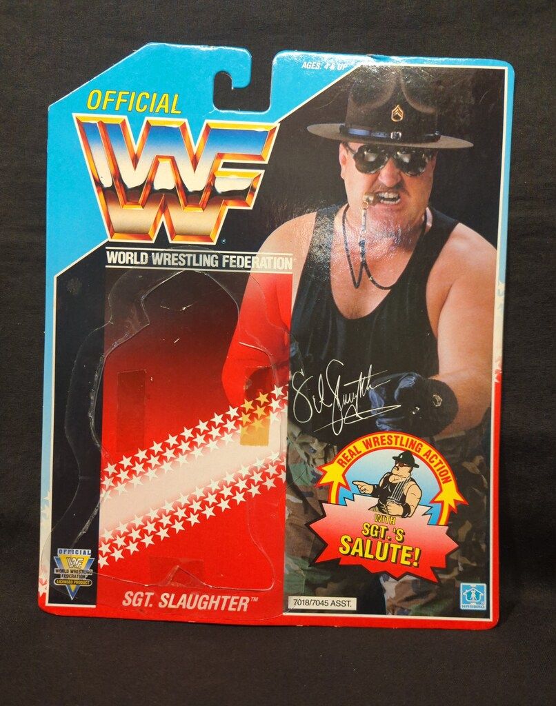 HASBRO OFFICIAL WWF サージェント・スローター - メルカリ