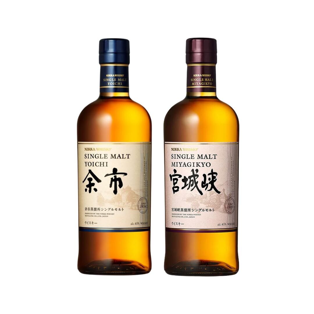 ニッカ 余市・宮城峡 シングルモルト 2本 700ml 飲み比べ - メルカリ
