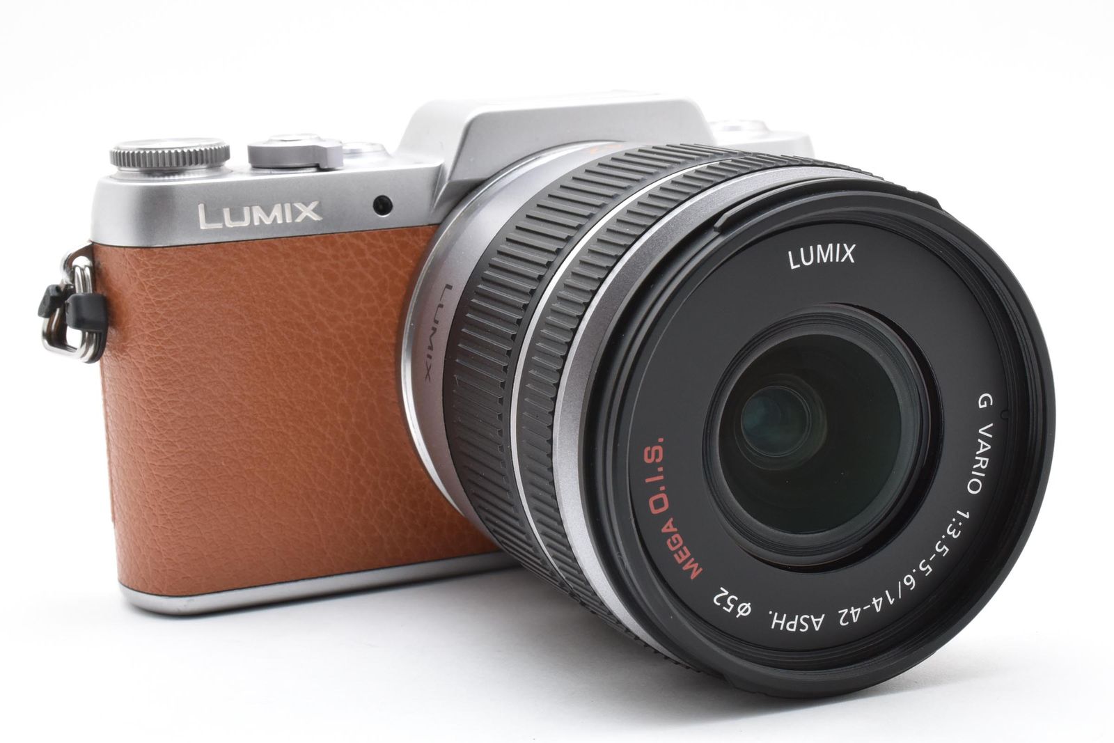 □ 美品 □ パナソニック PANASONIC DMC-GF7 ブラウン レンズセット