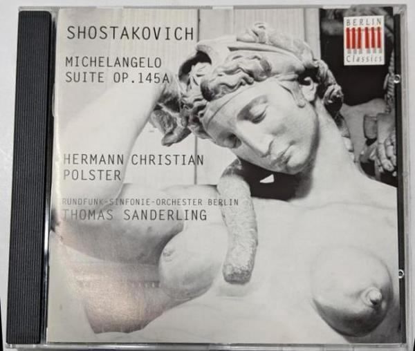 【中古CD】Shostakovich: Michelangelo Suite, op.145a／D. Shostakovich/Thomas Sanderling/Polster/ショスタコーヴィチ