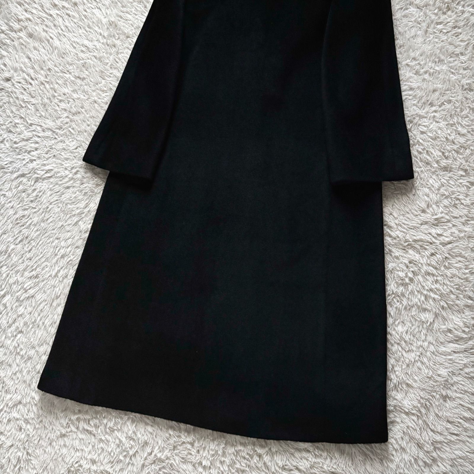 美品 jun ashida ジュンアシダ ロングコート 高級 フォックスファー 