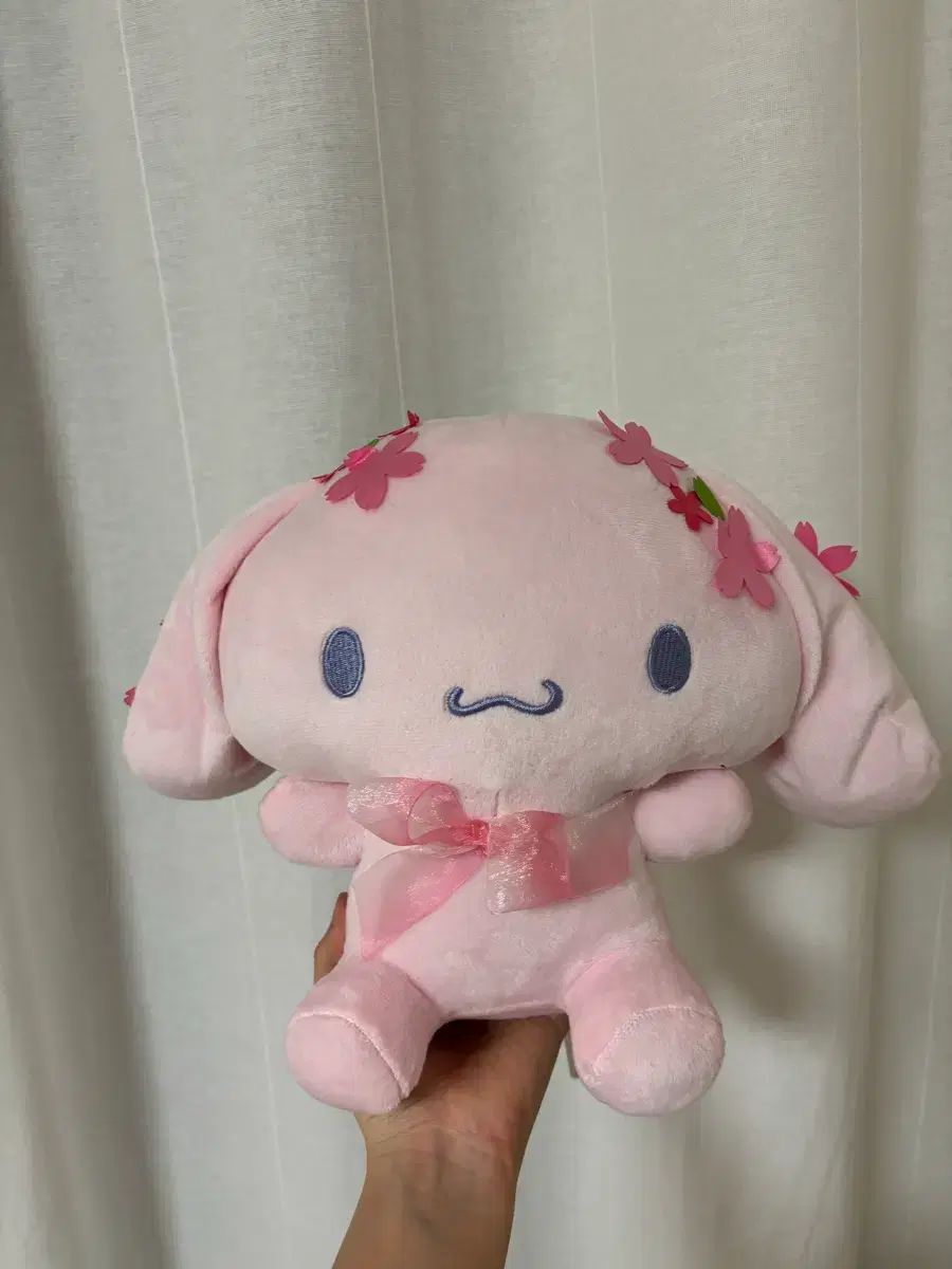 サンリオ ピンク シナモロール ぬいぐるみ 出品 シナモロール