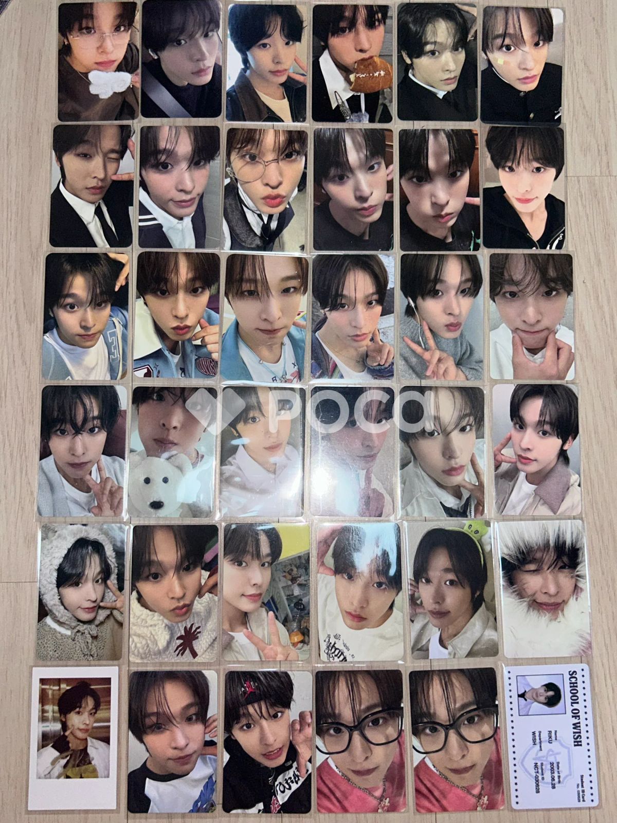 NCT リク WISH BOOK Vol.1 OFFICIAL GOODS PHOTO CARD SET - メルカリ