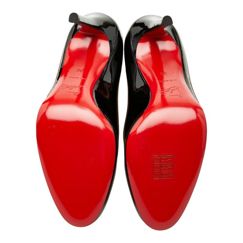 クリスチャンルブタン ラウンドトゥ パンプス ハイヒール サイズ：36