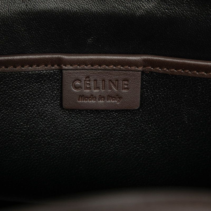 セリーヌ ラゲージ ナノショッパー トリコロール ハンドバッグ