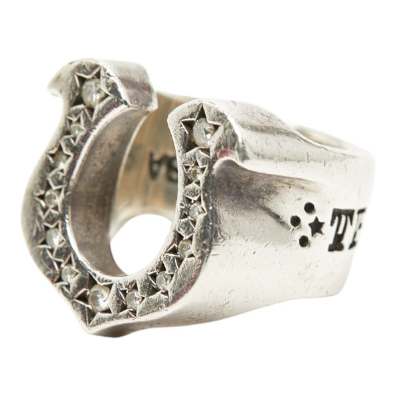 テンダーロイン T-H.S RING SILVER ホースシュー ダイヤ SV925