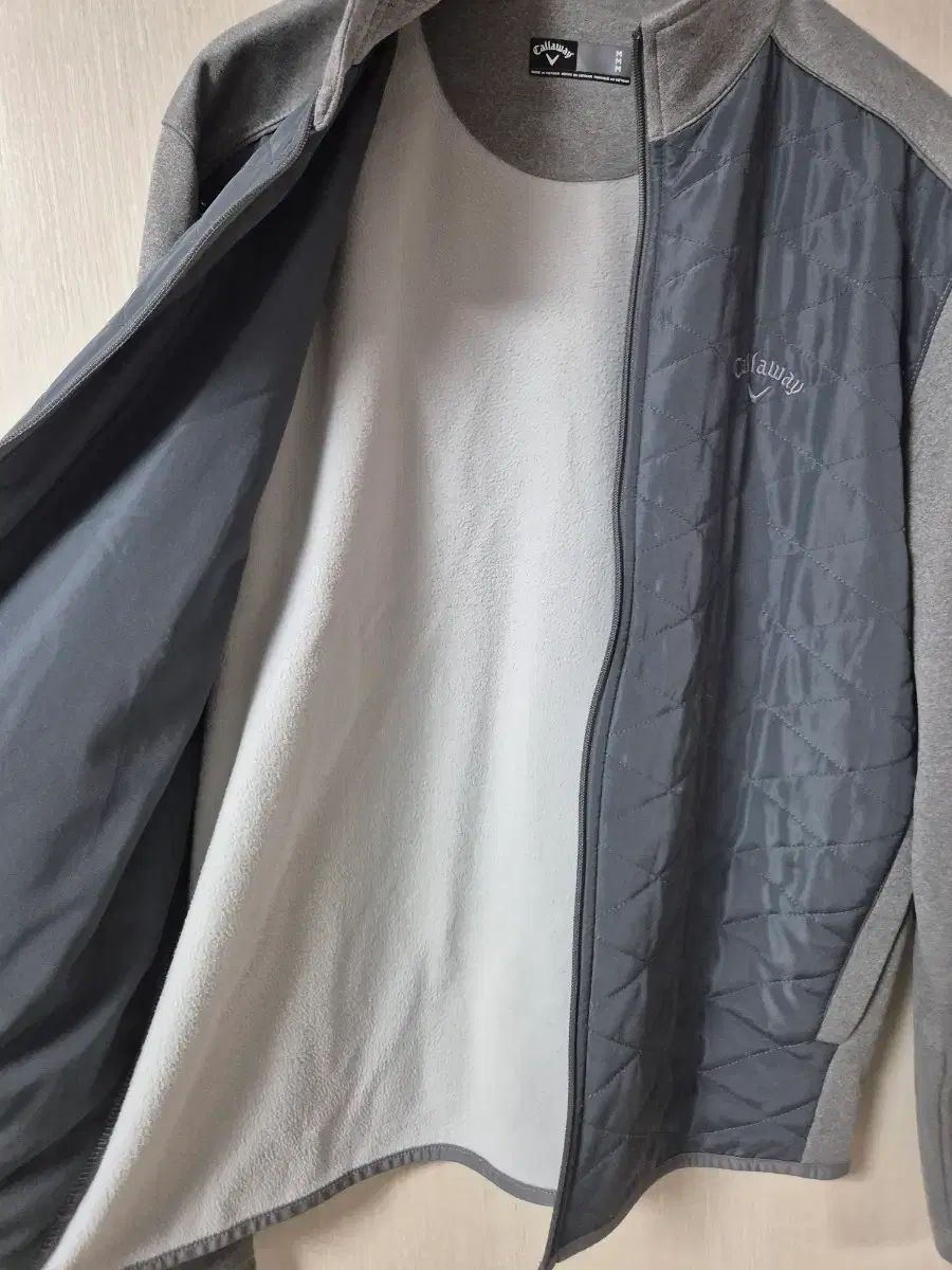 キャロウェイ キルティング ジャケット グレー ジップアップ
