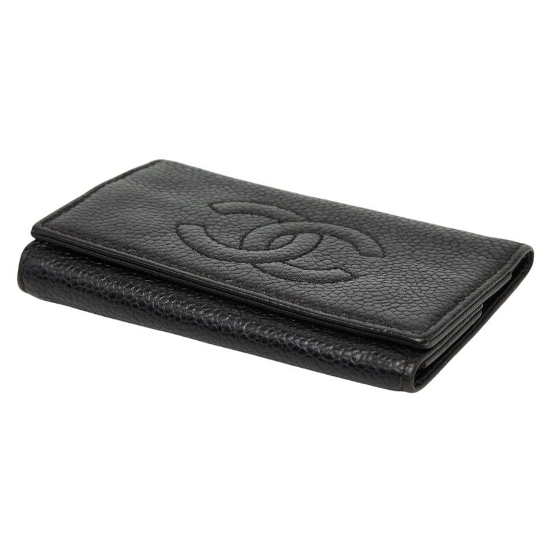 CHANEL シャネル キーケース 6連 ココマーク ロゴ ブラック レザー 楽天市場】【美品】 シャネル キーケース 6連 ココマーク キャビア