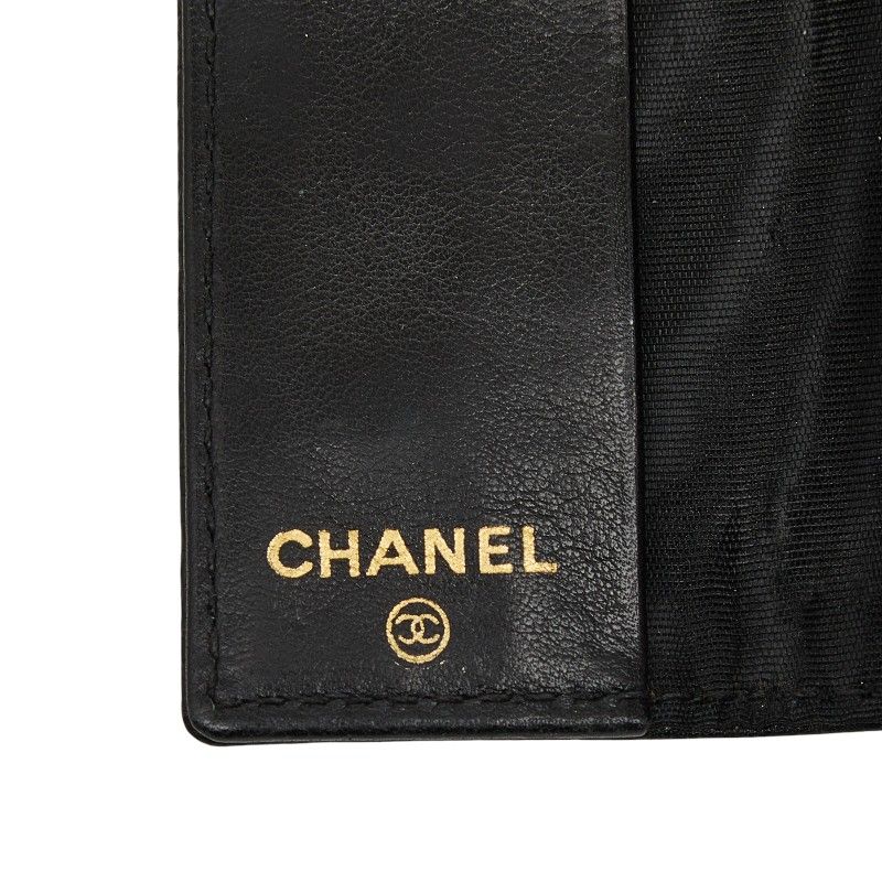 シャネル ココマーク キーケース 6連 ブラック キャビアスキン