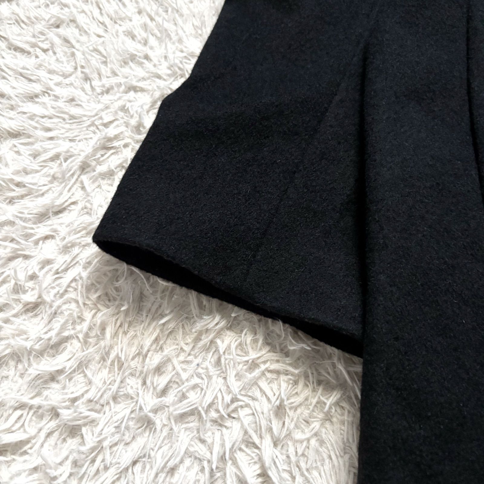 美品 Ushiboura21 ウシボウラ 贅沢カシミヤ100% ロングコート ブルー