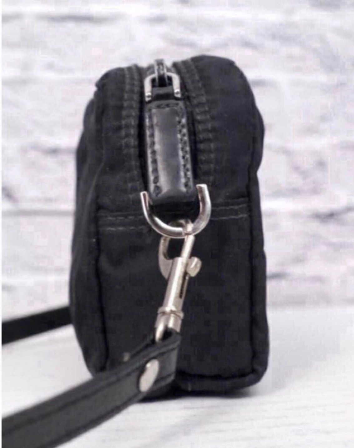 美品◇ PRADA プラダ ユニセックス ナイロンxレザー クロスボディ